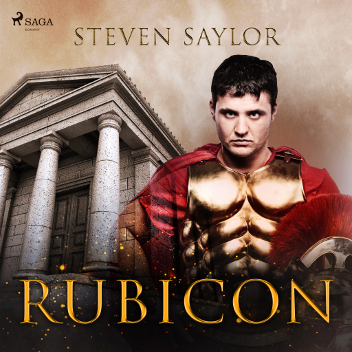 Portada del audiolibro «Rubicon», de Steven Saylor