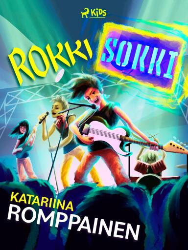 Portada del libro «Rokkisokki», de Katariina Romppainen