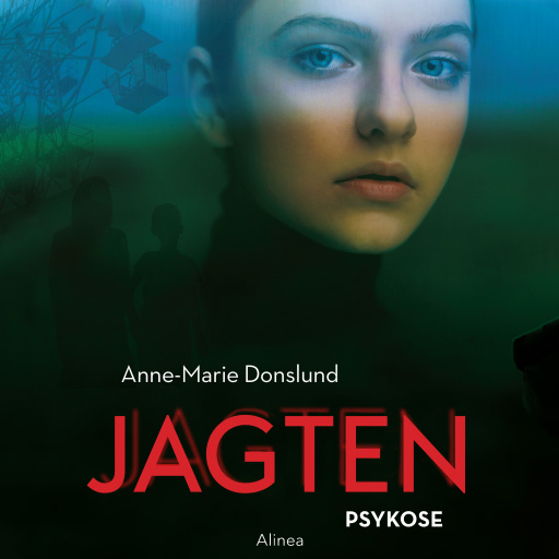 Portada del audiolibro «Jagten – Psykose», de Anne-Marie Donslund