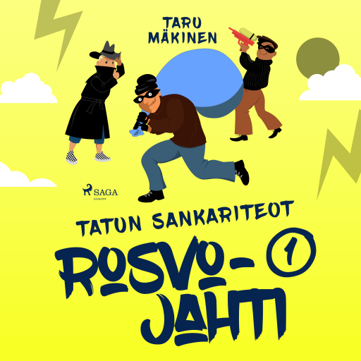 Portada del audiolibro «Rosvojahti», de Taru Mäkinen