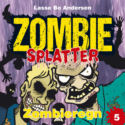 Portada del audiolibro «Zombieregn», de Lasse Bo Andersen