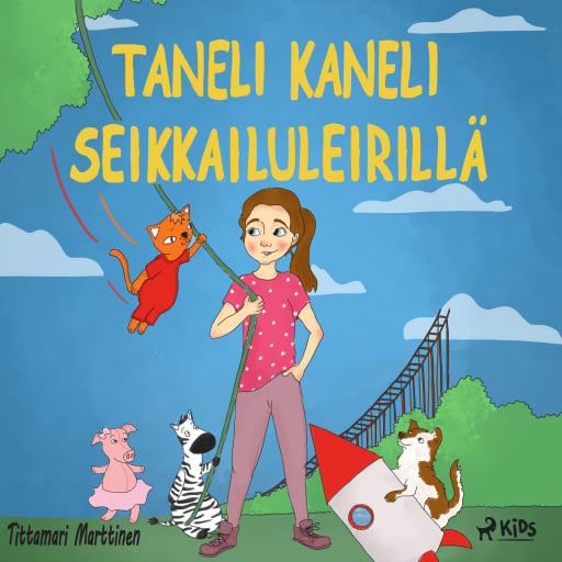Portada del audiolibro «Taneli Kaneli seikkailuleirillä», de Tittamari Marttinen