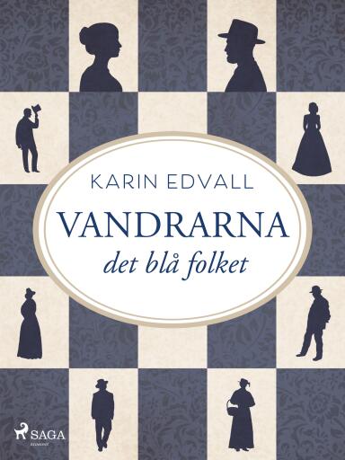 Portada del libro «Vandrarna : det blå folket», de Karin Edvall