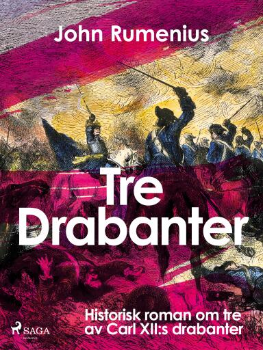 Portada del libro «Tre drabanter», de John Rumenius