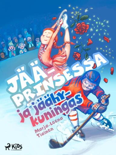 Portada del libro «Jääprinsessa ja jäähykuningas», de Marja-Leena Tiainen