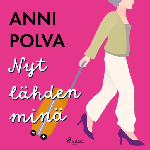 Portada del audiolibro «Nyt lähden minä», de Anni Polva
