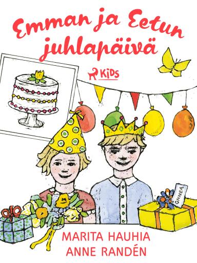 Portada del libro «Emman ja Eetun juhlapäivä», de Marita Hauhia