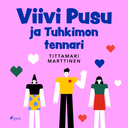 Portada del audiolibro «Viivi Pusu ja Tuhkimon tennari», de Tittamari Marttinen