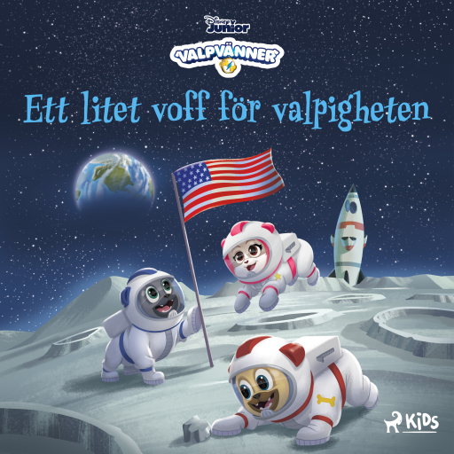 Portada del audiolibro «Valpvänner – Ett litet voff för valpigheten», de Disney