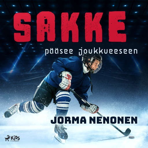 Portada del audiolibro «Sakke pääsee joukkueeseen», de Jorma Nenonen