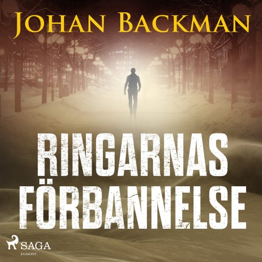 Portada del audiolibro «Ringarnas förbannelse», de Johan Backman