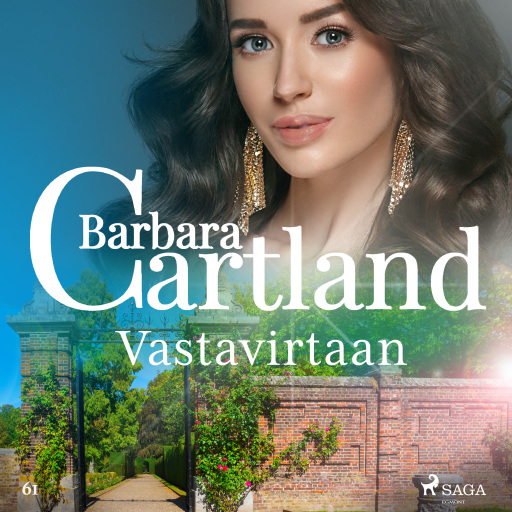 Portada del audiolibro «Vastavirtaan», de Barbara Cartland