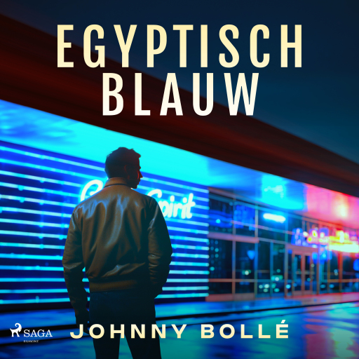 Portada del audiolibro «Egyptisch Blauw», de Johnny Bollé