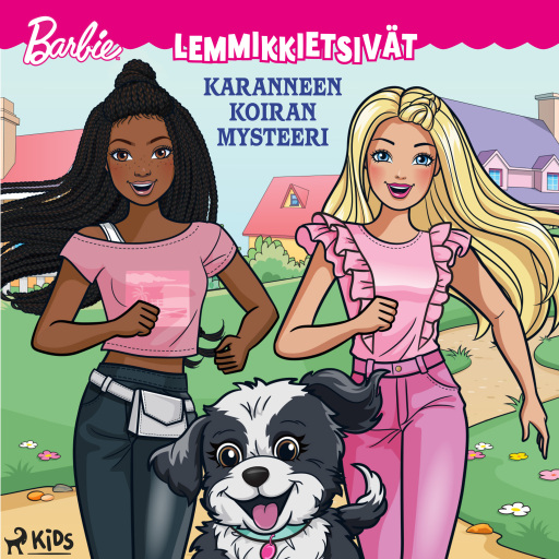 Portada del audiolibro «Barbie Lemmikkietsivät – Karanneen koiran mysteeri», de Mattel