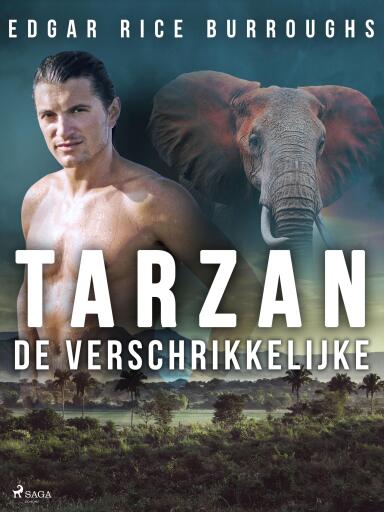 Portada del libro «Tarzan de verschrikkelijke», de Edgar Rice Burroughs