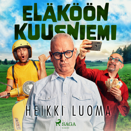Portada del audiolibro «Eläköön Kuusniemi», de Heikki Luoma