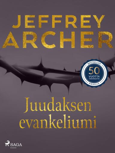 Portada del libro «Juudaksen evankeliumi», de Jeffrey Archer