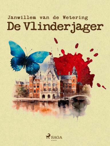Portada del libro «De vlinderjager», de Janwillem van de Wetering