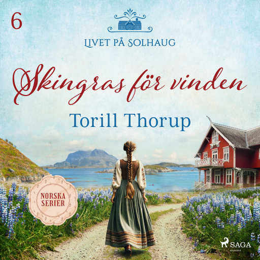 Portada del audiolibro «Skingras för vinden», de Torill Thorup