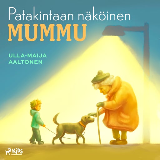Portada del audiolibro «Patakintaan näköinen mummu», de Ulla-Maija Aaltonen