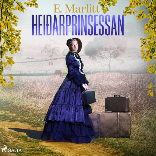 Portada del audiolibro «Heiðarprinsessan», de E. Marlitt
