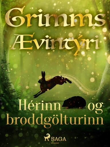 Portada del libro «Hérinn og broddgölturinn», de Grimmsbræður