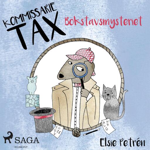 Portada del audiolibro «Kommissarie Tax: Bokstavsmysteriet», de Elsie Petrén