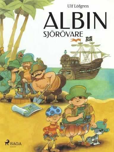 Portada del libro «Albin sjörövare», de Ulf Löfgren