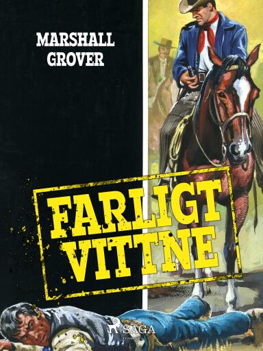 Portada del libro «Farligt vittne», de Marshall Grover