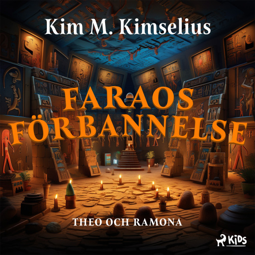 Portada del audiolibro «Faraos förbannelse», de Kim M. Kimselius