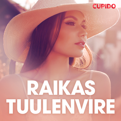 Portada del audiolibro «Raikas tuulenvire – eroottinen novelli», de Cupido