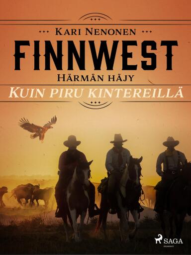 Portada del libro «Kuin piru kintereillä», de Kari Nenonen