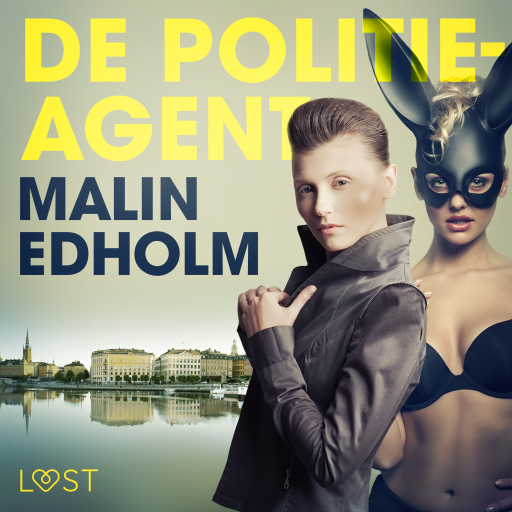 Portada del audiolibro «De politieagent - erotisch verhaal», de Malin Edholm