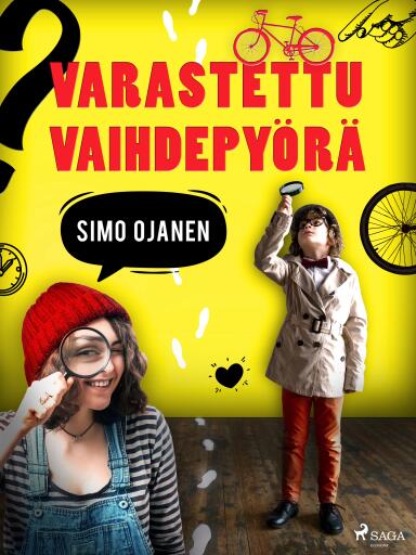 Portada del libro «Varastettu vaihdepyörä», de Simo Ojanen