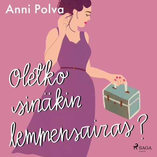 Portada del audiolibro «Oletko sinäkin lemmensairas?», de Anni Polva