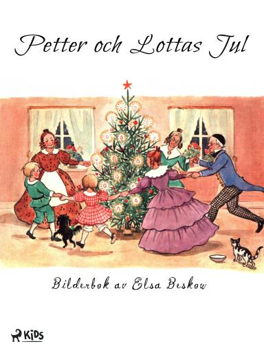 Portada del libro «Petter och Lottas jul», de Elsa Beskow