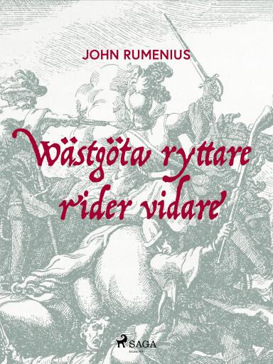 Portada del libro «Wästgöta ryttare rider vidare», de John Rumenius