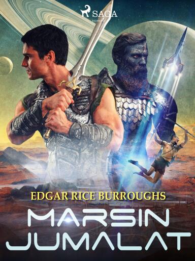 Portada del libro «Marsin jumalat», de Edgar Rice Burroughs