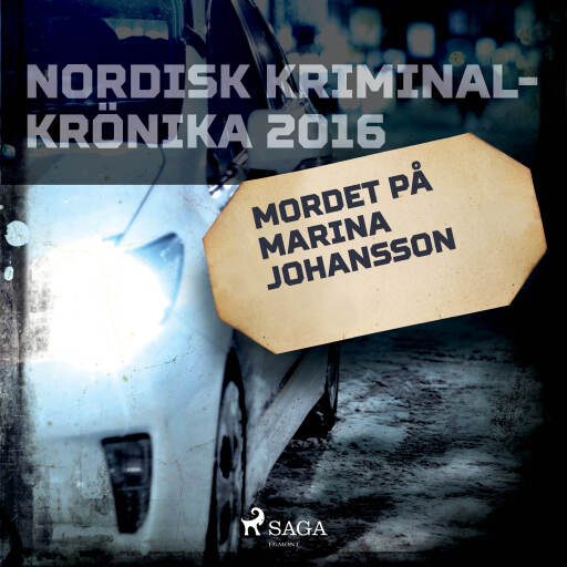 Portada del audiolibro «Mordet på Marina Johansson», de Diverse