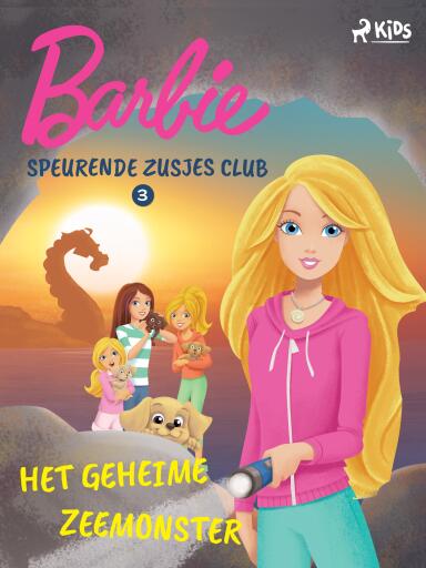 Portada del libro «Barbie Speurende Zusjes Club 3 - Het geheime zeemonster», de Mattel