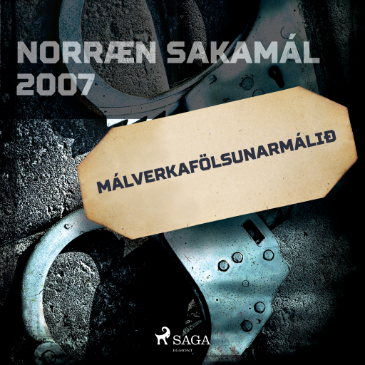 Portada del audiolibro «Málverkafölsunarmálið», de Forfattere Diverse