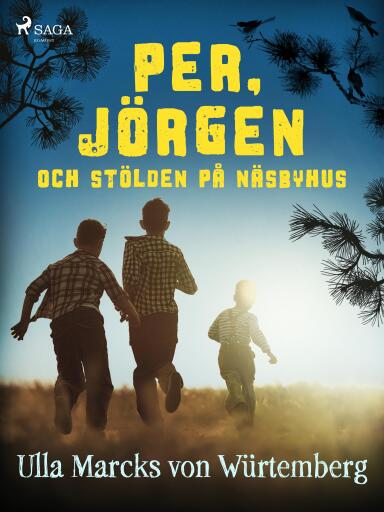 Portada del libro «Per, Jörgen och stölden på Näsbyhus», de Ulla Marcks von Würtemberg
