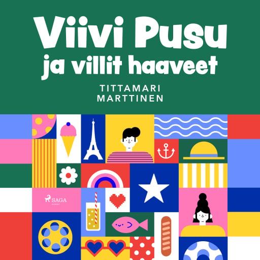 Portada del audiolibro «Viivi Pusu ja villit haaveet», de Tittamari Marttinen