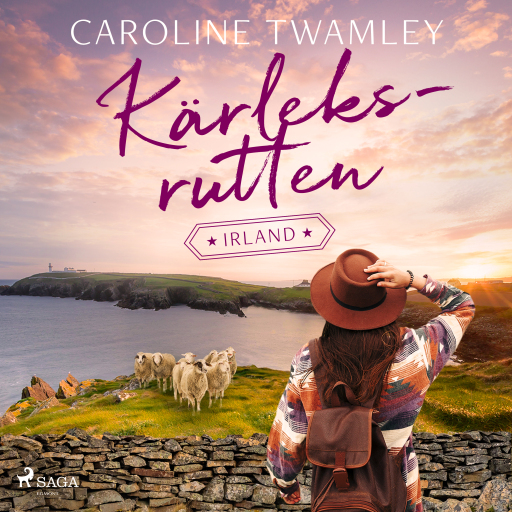 Portada del audiolibro «Kärleksrutten - Irland», de Caroline Twamley