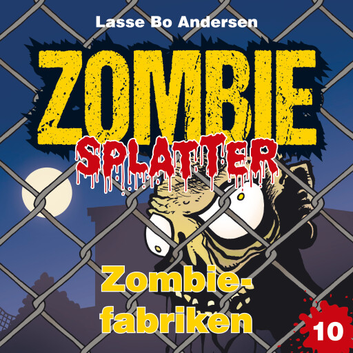 Portada del audiolibro «Zombiefabriken», de Lasse Bo Andersen