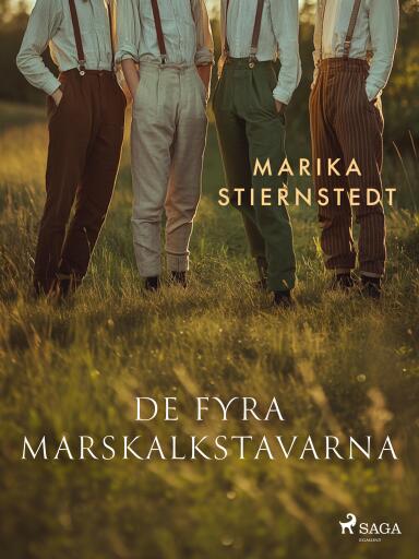 Portada del libro «De fyra marskalkstavarna», de Marika Stiernstedt