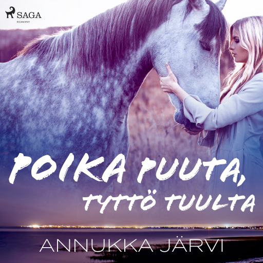 Portada del audiolibro «Poika puuta, tyttö tuulta», de Annukka Järvi