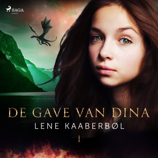 Portada del audiolibro «De gave van Dina», de Lene Kaaberbøl