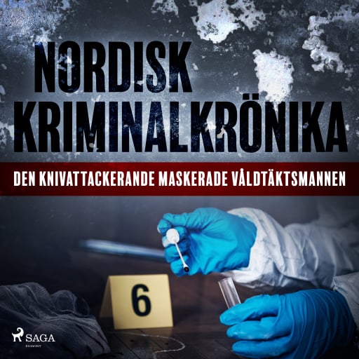 Portada del audiolibro «Den knivattackerande maskerade våldtäktsmannen», de Diverse