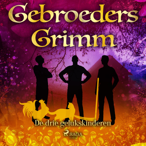 Portada del audiolibro «De drie gelukskinderen», de De gebroeders Grimm